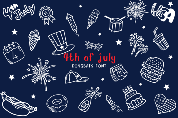 4th of July Font: A Designer’s Take on Patriotic Dingbats for Real Branding Work