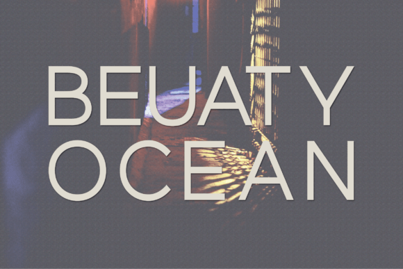 Beuaty Ocean Font for Web Design