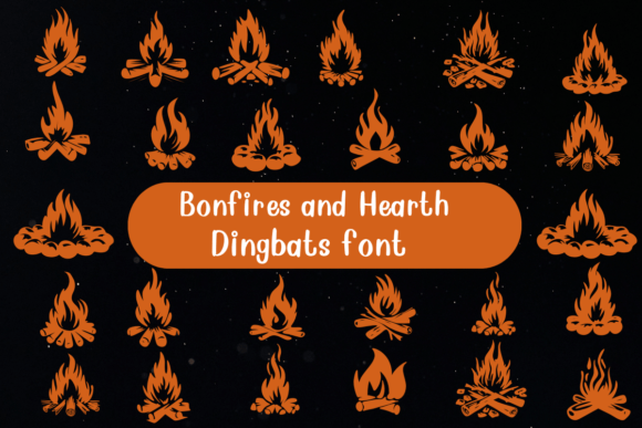 Bonfires and Hearth: A Dingbats Font for Authentic Branding