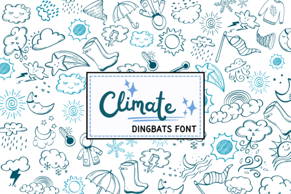 Climate Font for Editorial Design