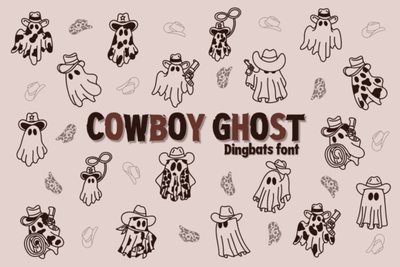 Cowboy Ghost: A Web Designer’s Take on This Sketched Dingbat Font