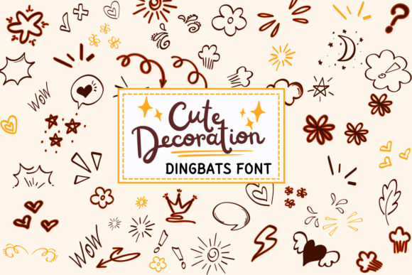 Cute Decoration Font