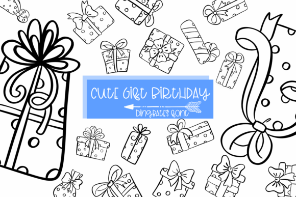 Cute Gift Birthday Font