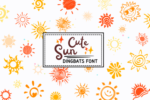 Cute Sun Font for Business Branding