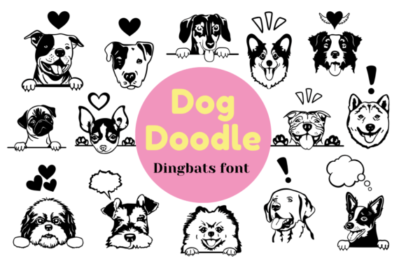 Dog Doodle Font for Business
