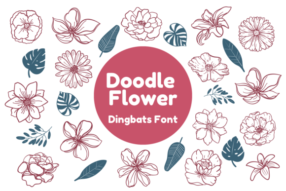 Doodle Flower Brings Hand-Sketched Charm to Editorial Design