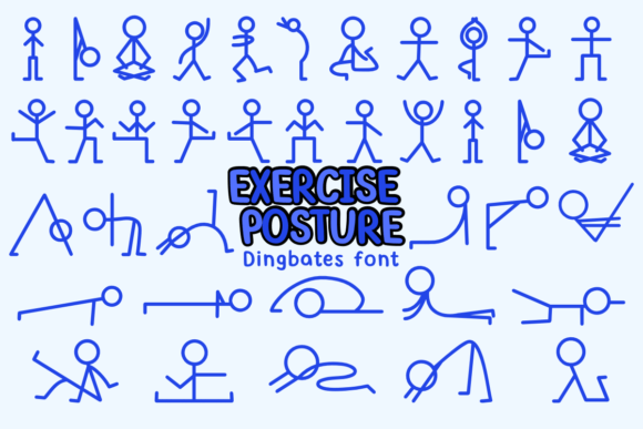 Exercise Posture: A Creative Font for Web Design