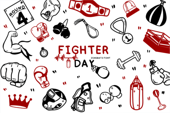 Fighter Day Font: A Campaign Designer's Sketch-Style Shortcut
