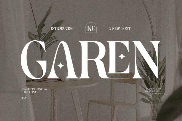 Garen: A Serif Typeface Built for Digital Experiences