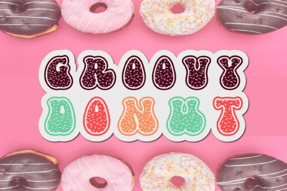Groovy Donut Font