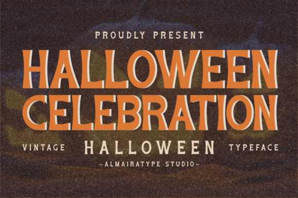 Halloween Celebration Font Brings Vintage Charm to Editorial Design