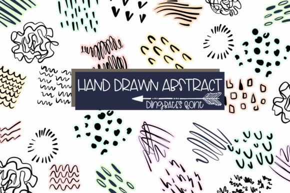 Hand Drawn Abstract: A Sketch Font for Small Business Branding