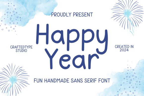 Happy Year Font: A Playful Sans Serif for Editorial Design