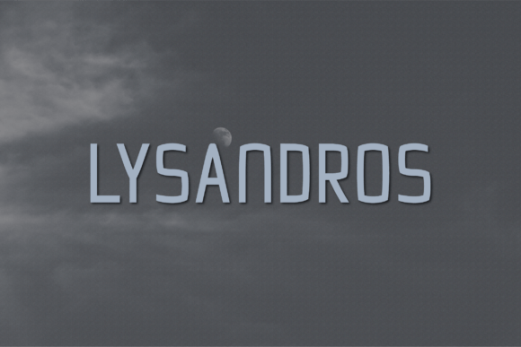 Lysandros: A Modern Sans Serif Font for Handmade Creations