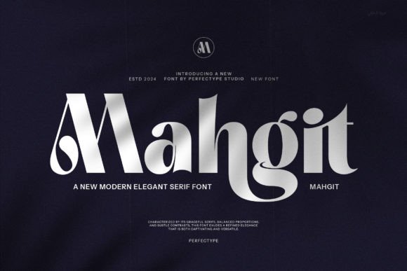 Mahgit: A Serif Typeface for Polished Editorial Design