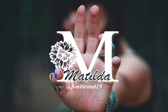 Matilda Monogram: A Decorative Font Built for Visual Campaigns