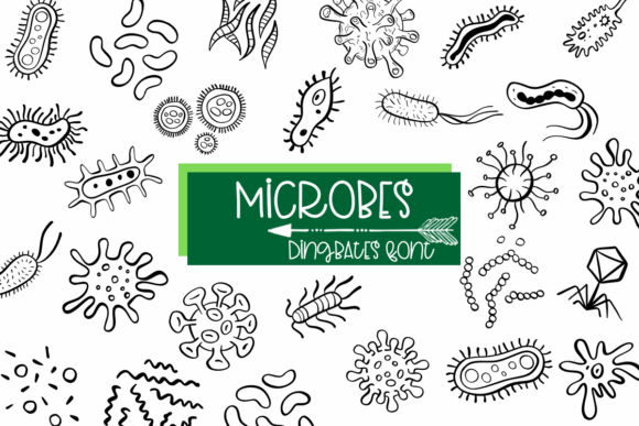 Microbes: A Creative Font for Thoughtful Design