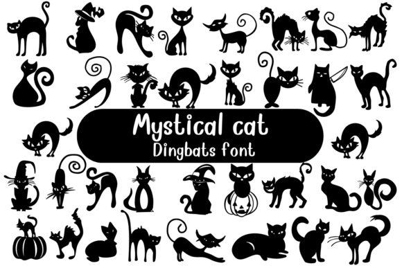 Mystical Cat Font: A Whimsical Touch for the Web