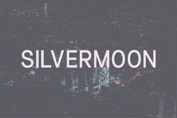 Silvermoon: A Modern Sans Serif for Elegant Design