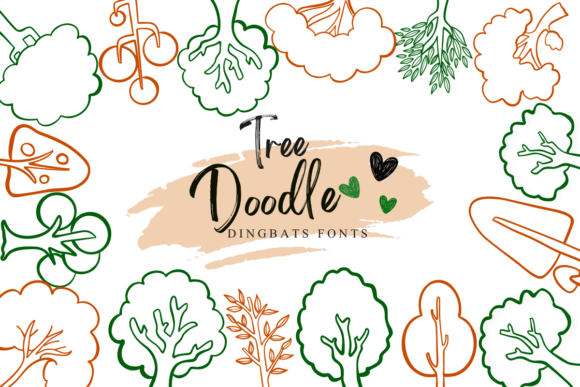 Tree Doodle Font for Business