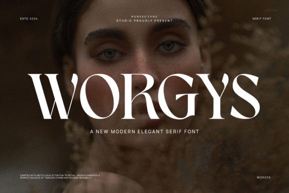 Worgys: A Refined Serif Typeface for Editorial and Brand Design
